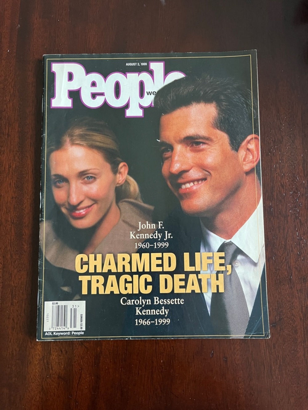 People Magazine Aug. 2, 1999 Vol.52 No.4 JFK Jr. & Carolyn Bessette-Kennedy
